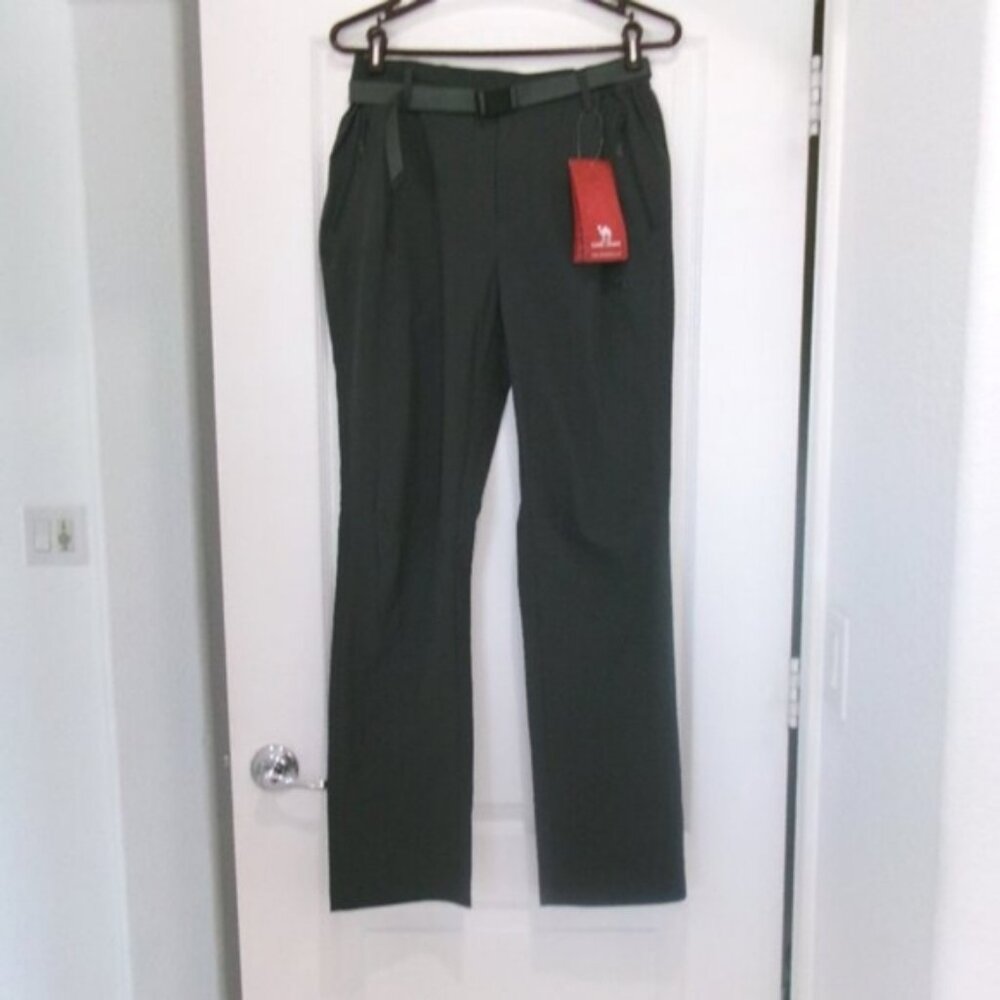 New Camel Crown Quick Dry Hiking Pants Grey L / M Straight Leg Walking Stretch